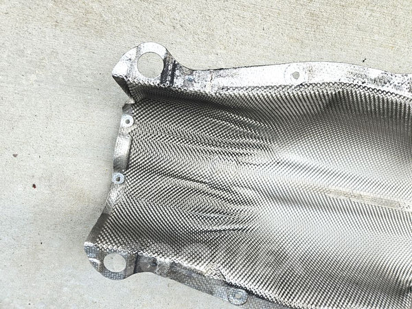 11-16 Bmw 550i F10 Tunnel Heat Insulator 514820 51-48-7-202-858 Oem Used
