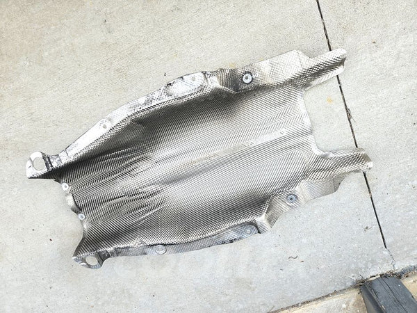 11-16 Bmw 550i F10 Tunnel Heat Insulator 514820 51-48-7-202-858 Oem Used
