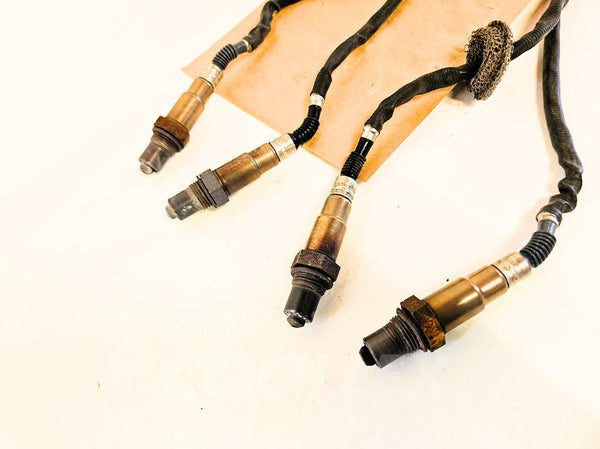 11-19 Bmw 550i F10 Set Of Oxygen Sensors 11-78-7-576-673, 11-78-7-614-322 Oem Used