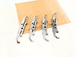 11-19 Bmw 550i F10 Injector Brackets x4 13-64-7-598-000 Oem Used