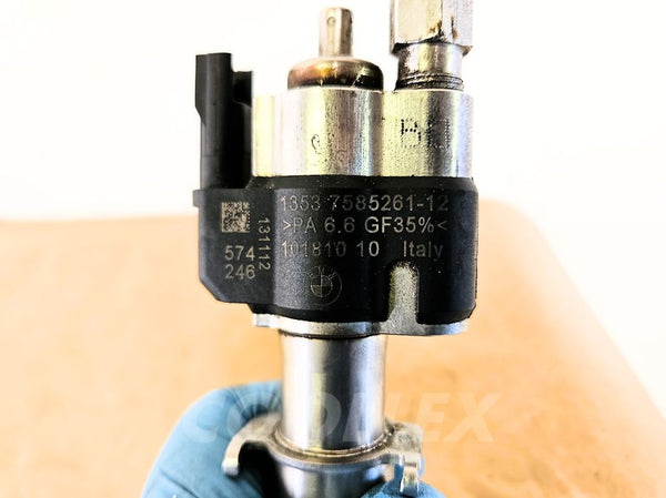 Genuine BMW N63 Fuel Injector – Index 07, 13537585261 – Fits 2011-2013 550i