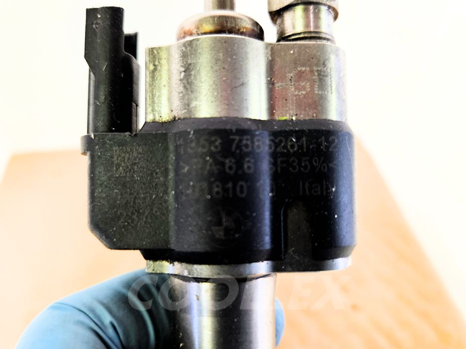 11-17 Bmw 550i F10 Fuel Injector 4.4L Index 12 13537585261 Oem Used