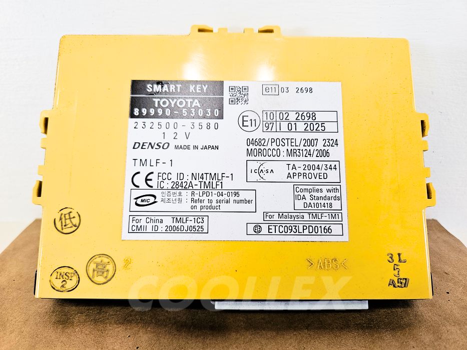 09-13 Lexus Is250 Is350 Lock Module Smart Key 89990-53175 Oem Used