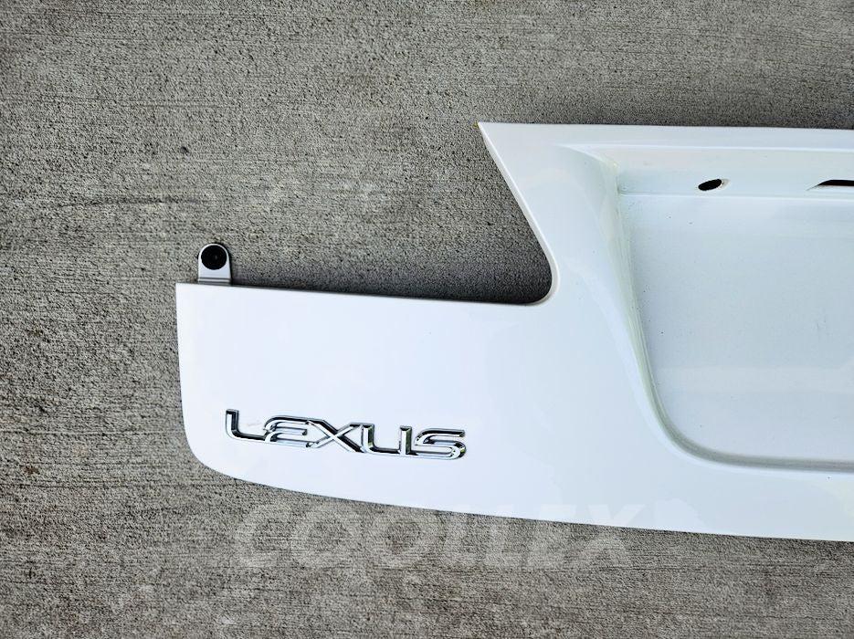 06-13 Lexus Is250 Is350 Trunk Finish Molding Pearl White (No Camera) 76801-53030 Oem Used