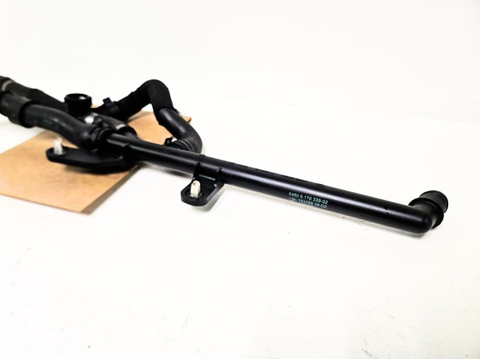 11-18 Bmw 550i F10 Coolant Hoses w/Return Line 17-12-7-575-453, 17-12-7-592-646 Oem Used
