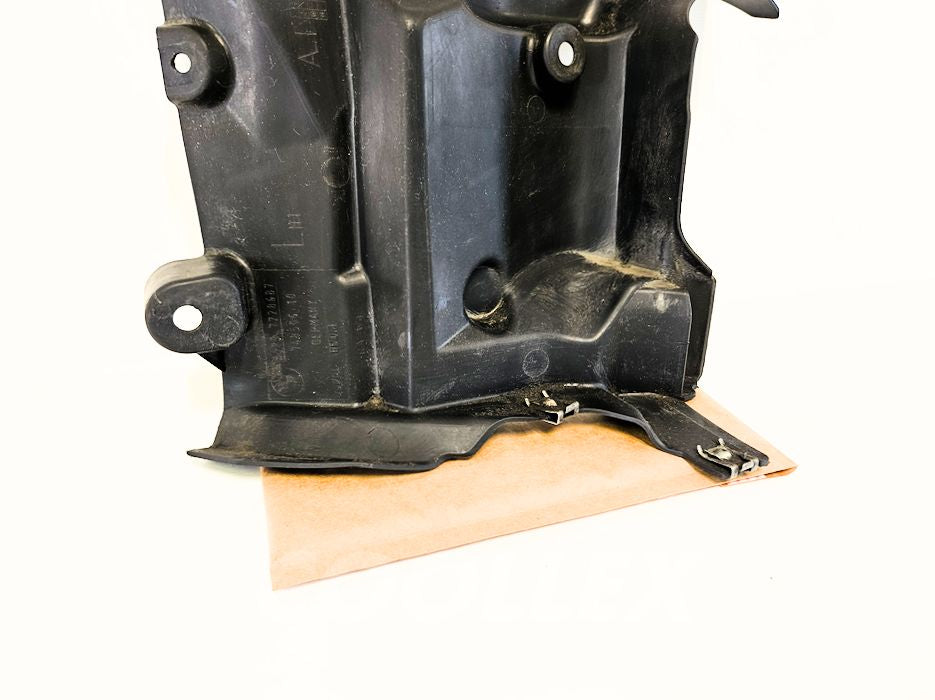 11-18 Bmw 550i F10 Awd Cover Steering Rack Rear Left 51-75-7-228-687 Oem Used