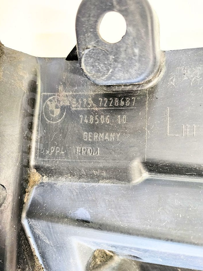 11-18 Bmw 550i F10 Awd Cover Steering Rack Rear Left 51-75-7-228-687 Oem Used