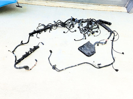 11-18 Bmw 550i F10 Awd Engine Wiring Harness 121051MO 12-51-7-606-526 Oem Used
