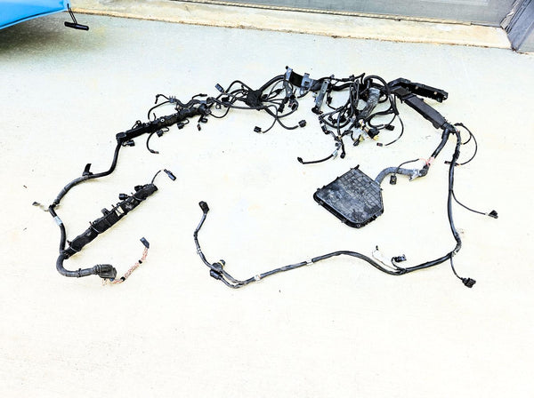11-18 Bmw 550i F10 Awd Engine Wiring Harness 121051MO 12-51-7-606-526 Oem Used