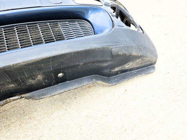 07-11 Mini Cooper Clubman Front Bumper Blue 51-11-7-199-856 Oem Used