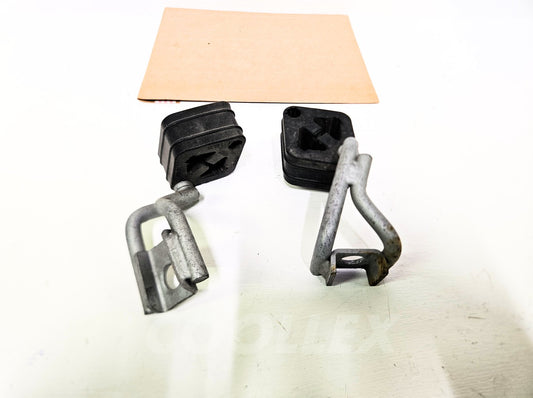 11-19 Bmw 550i F10 Muffler Rear Brackets 18-20-7-578-229, 18-20-7-578-230 Oem Used