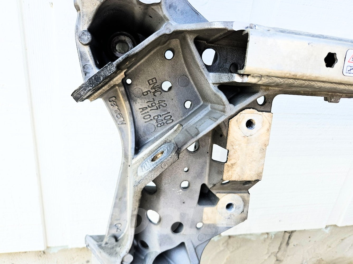 11-19 Bmw 550i Awd F10 Engine Cradle Front Axle Support 31-11-6-799-321 Oem Used