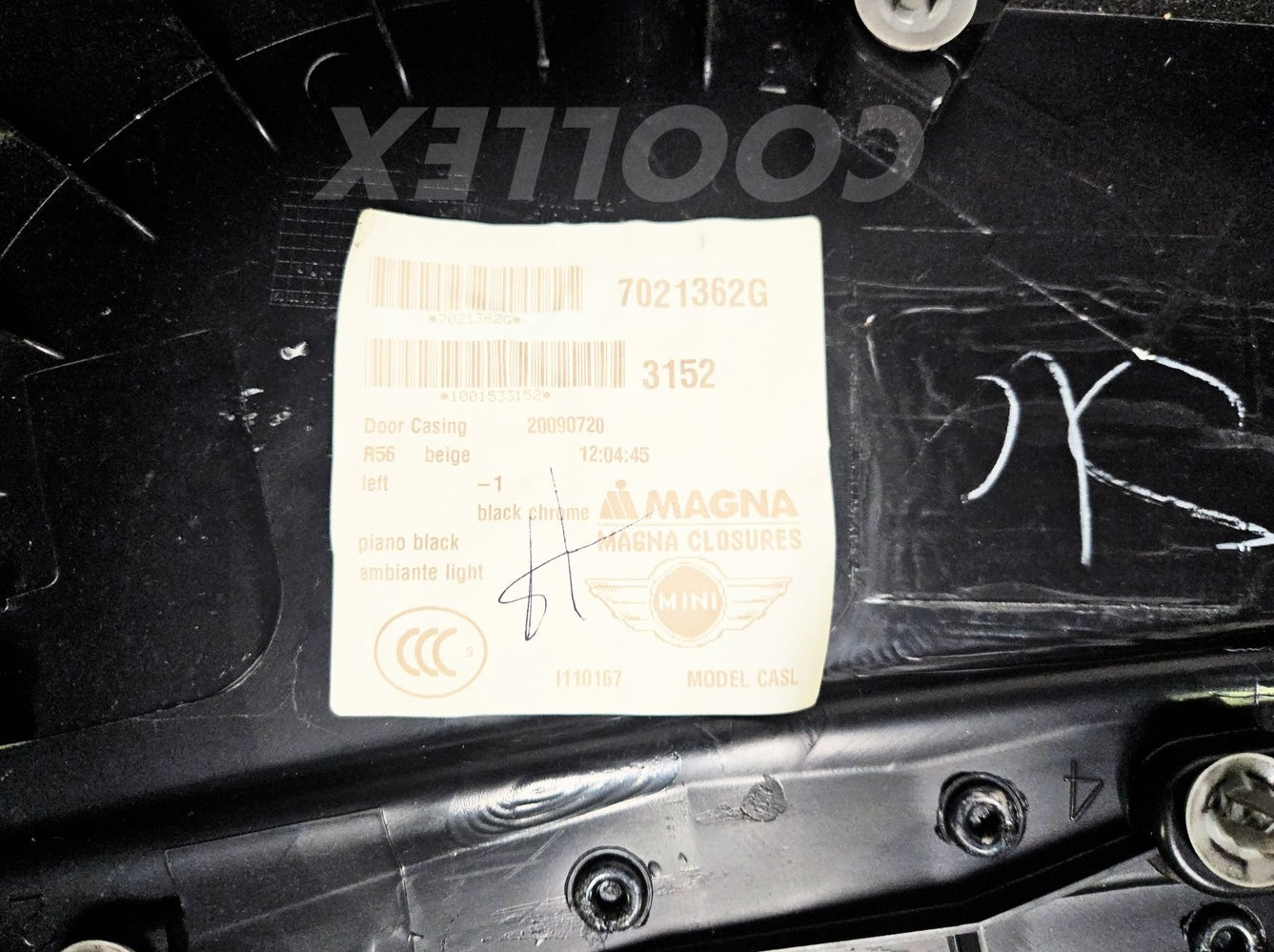 09-10 Mini Cooper Clubman Front Left Driver Door Panel 51-41-2-753-301 Oem Used
