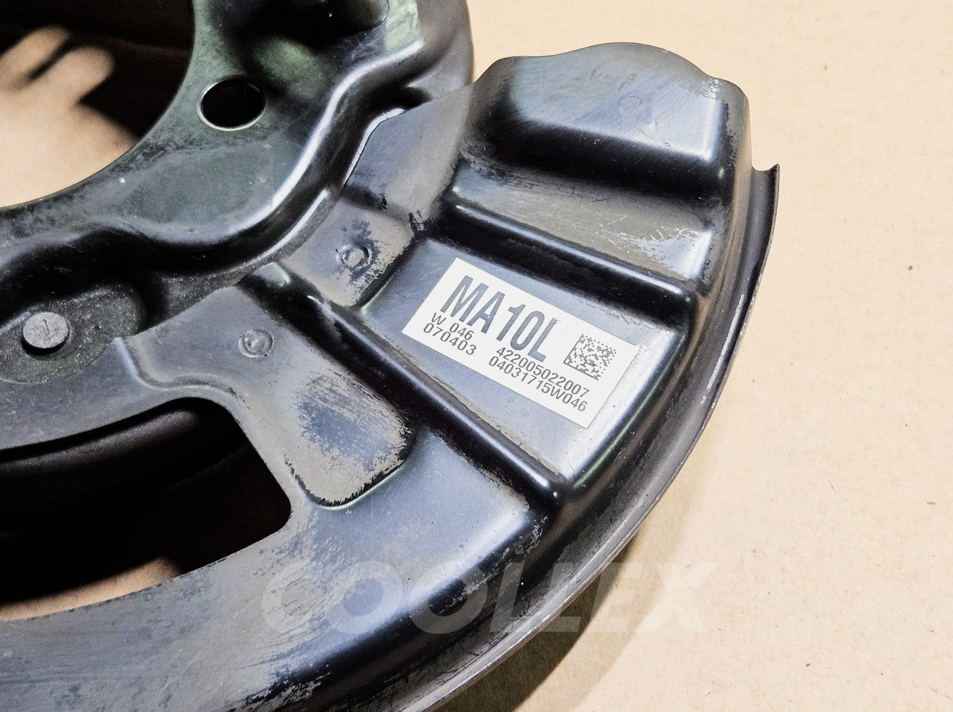 07-17 Lexus Ls460 Rear Lh Brake Dust Shield 46504-50080 Oem Used