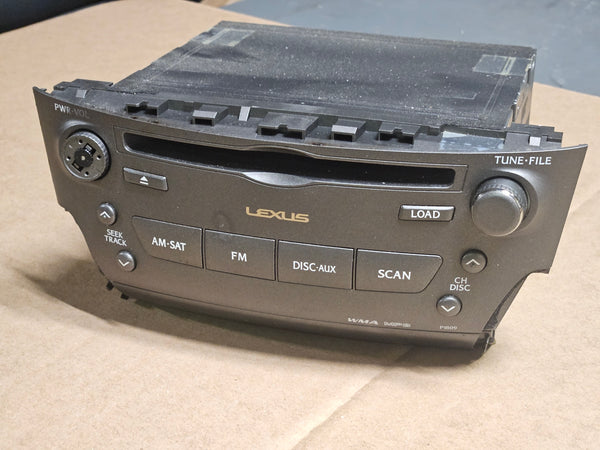06-08 Lexus Is250 Is350 AM/FM Cd Player Stereo 86120-53430 p1809 Oem Used