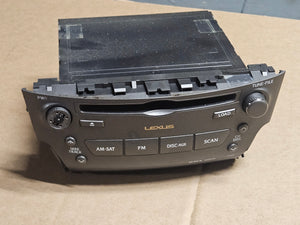 06-08 Lexus Is250 Is350 AM/FM Cd Player Stereo 86120-53430 p1809 Oem Used