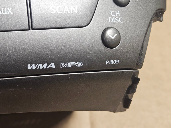 06-08 Lexus Is250 Is350 AM/FM Cd Player Stereo 86120-53430 p1809 Oem Used