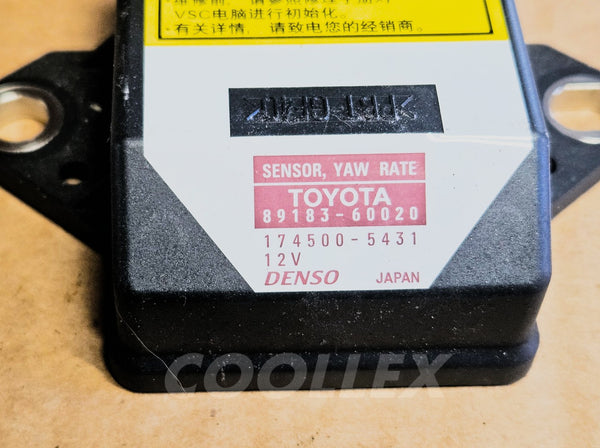 06-13 Lexus Is250 Yaw Rate Sensor 89183-60020 Oem Used