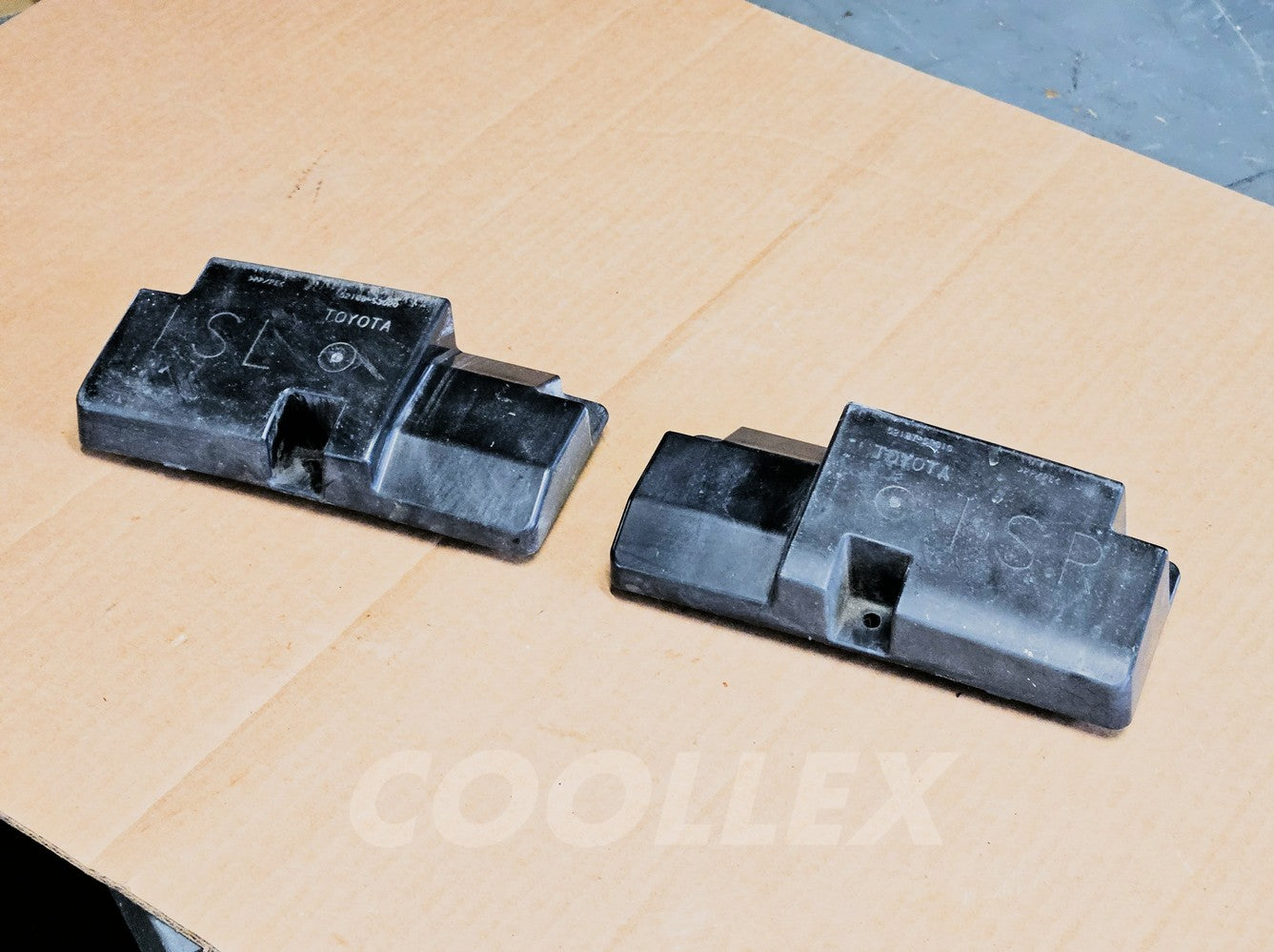 06-13 Lexus Is250 Is350 Rear Bumper Impact Absorber Plastic 52187-53010, 52188-53020 Oem Used