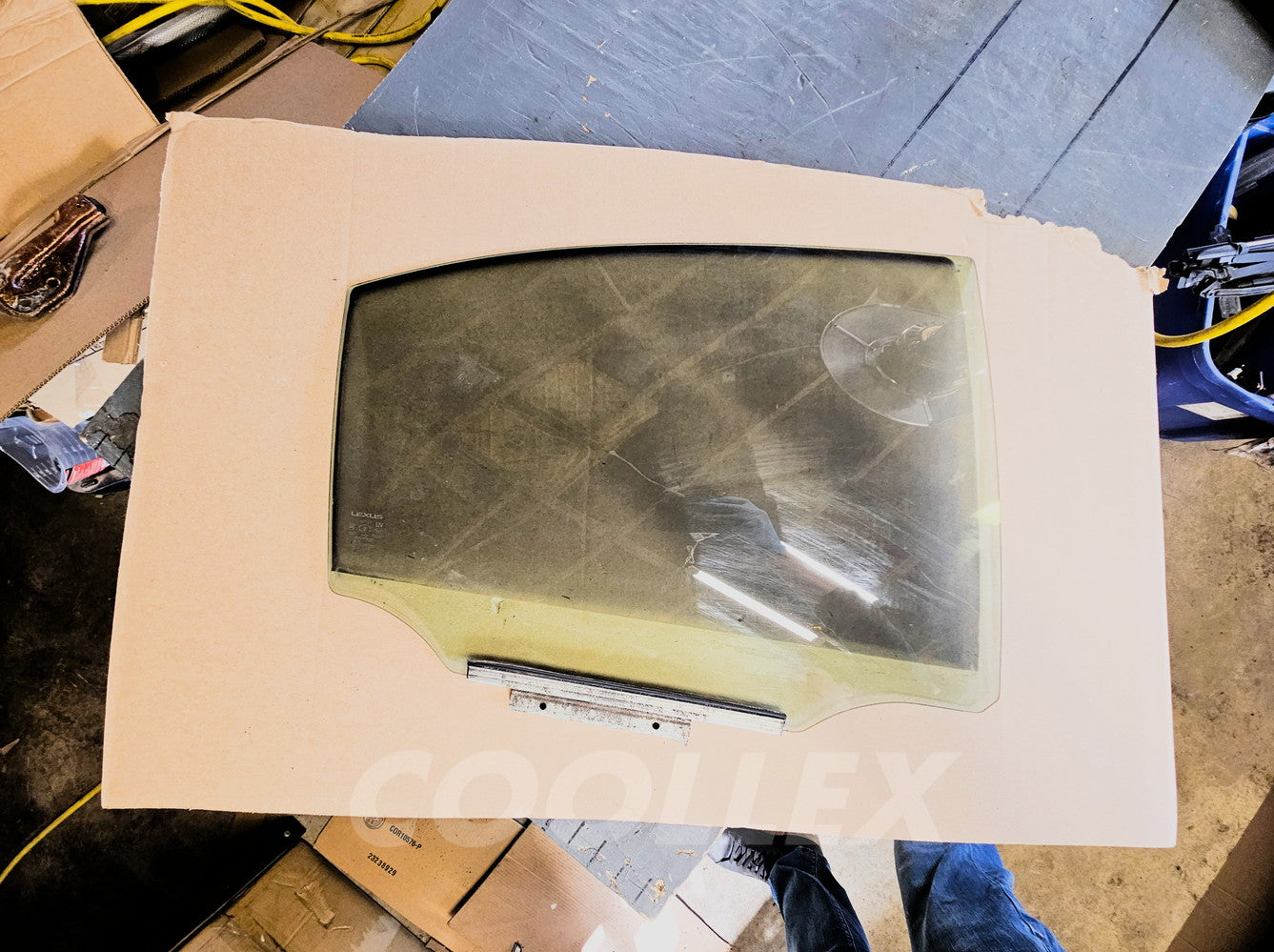 06-13 Lexus Is250 Rear Rh Window Door Glass Uv Green 68113-53131 Oem Used