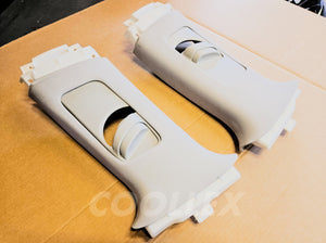06-08 Lexus Is250 Upper Center Pillar Trim Lh, Rh Gray 62411-53080, 62412-53080 Oem Used