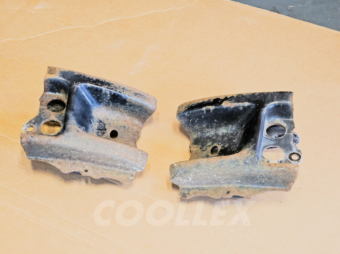 06-13 Lexus Is250 Is350 Rear Reinforcement Brackets 52109-53010, 52108-53010 Oem Used