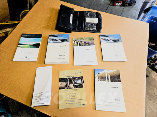 2009 Lexus Is250 Rwd Owners Manual Guide With Cover Oem Used
