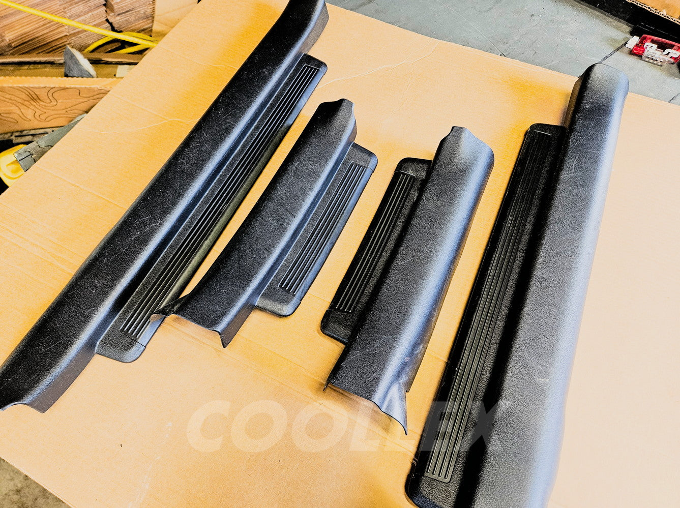 06-13 Lexus Is250 Is350 Black Sill Door Trim Set 67914-53041-C0, 67913-53041-C0 Oem Used