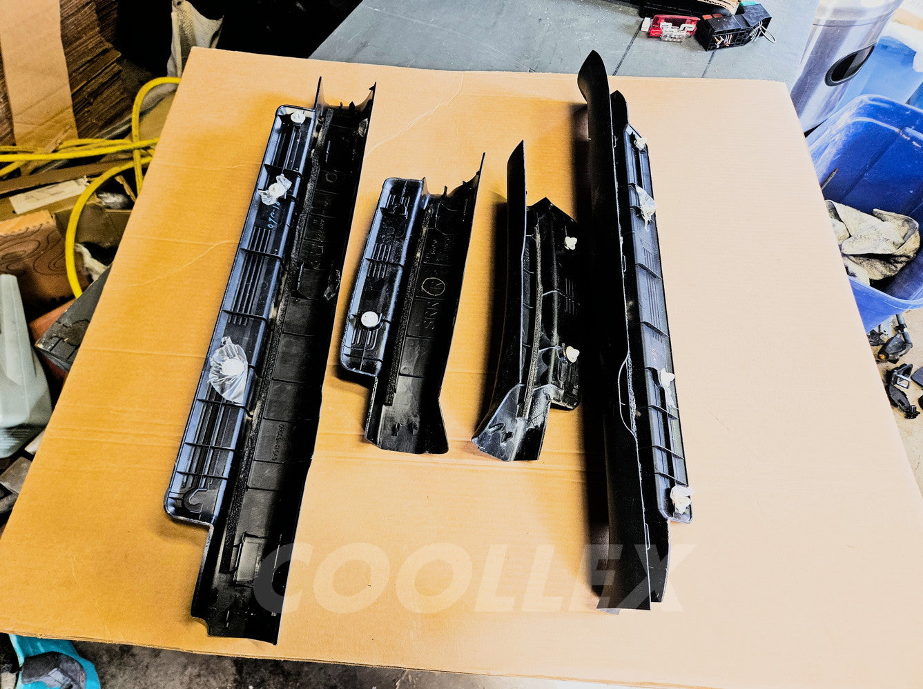 06-13 Lexus Is250 Is350 Black Sill Door Trim Set 67914-53041-C0, 67913-53041-C0 Oem Used