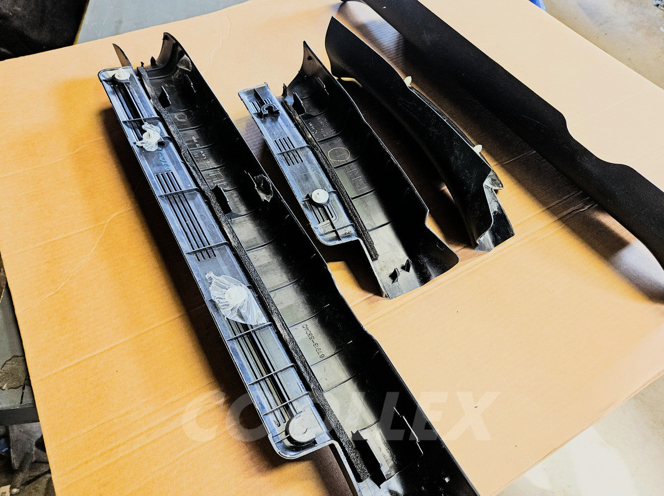 06-13 Lexus Is250 Is350 Black Sill Door Trim Set 67914-53041-C0, 67913-53041-C0 Oem Used