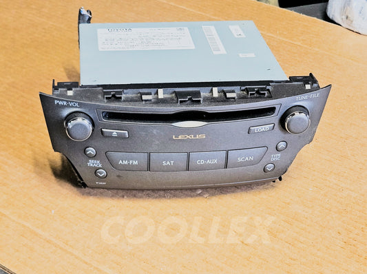 10-13 Lexus Is250 Am/fm Cd Radio 86120-53A10 P1837 Oem Used