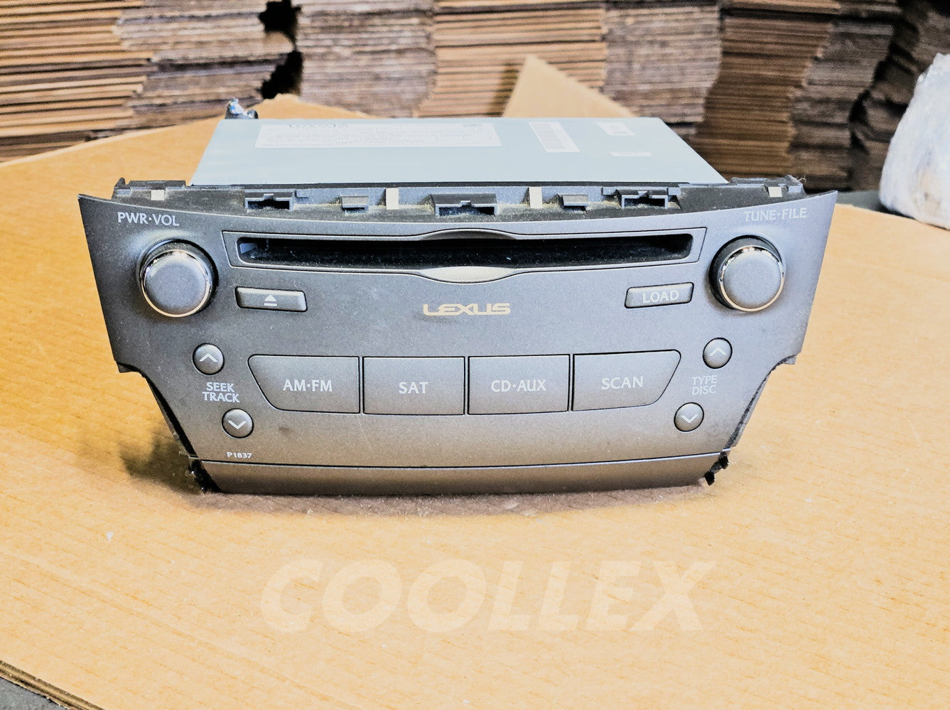 10-13 Lexus Is250 Am/fm Cd Radio 86120-53A10 P1837 Oem Used