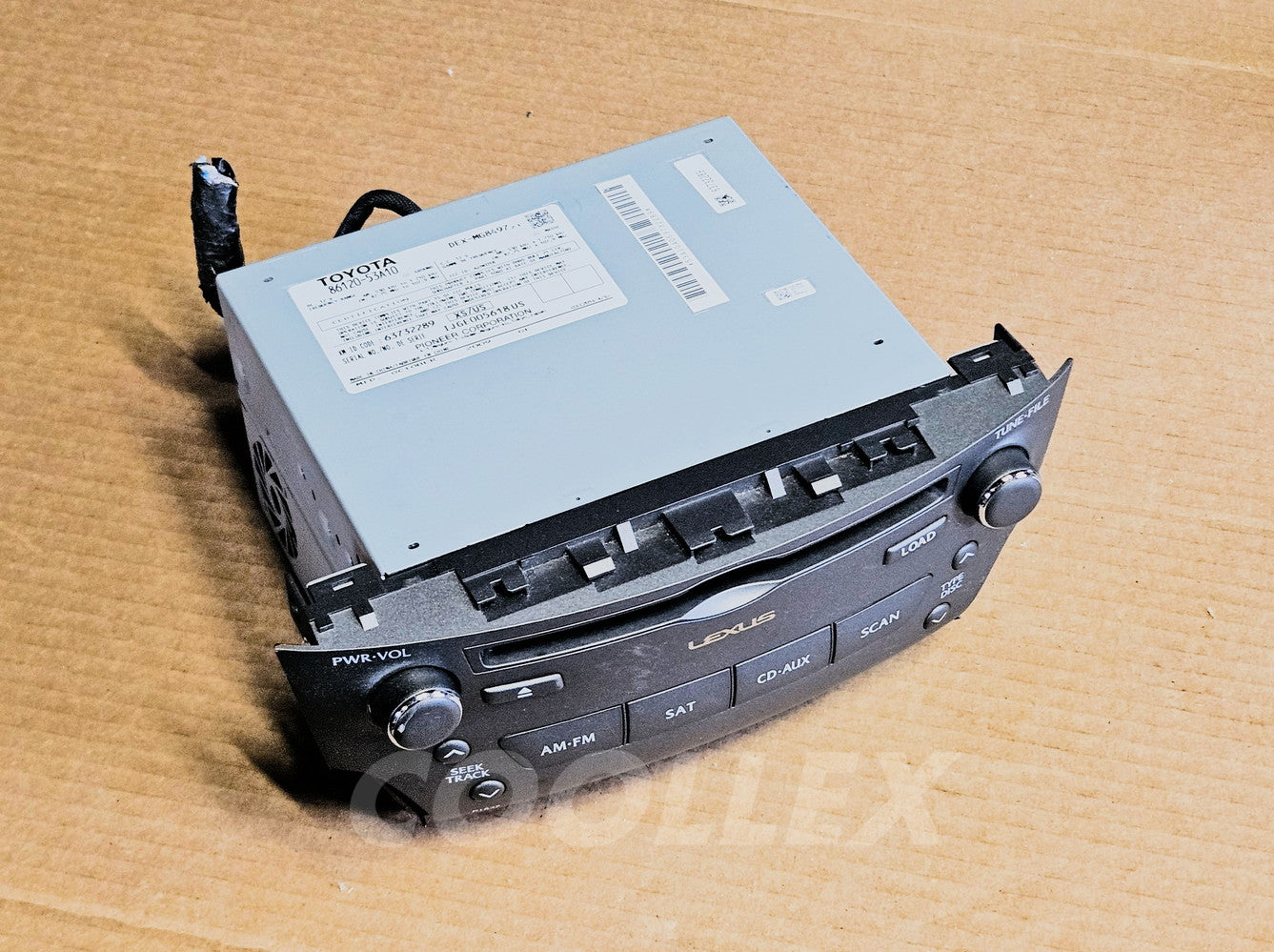 10-13 Lexus Is250 Am/fm Cd Radio 86120-53A10 P1837 Oem Used