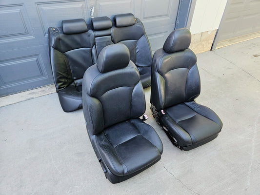 06-13 Lexus Is250 Is350 Front and Rear Seats Black Set Oem Used