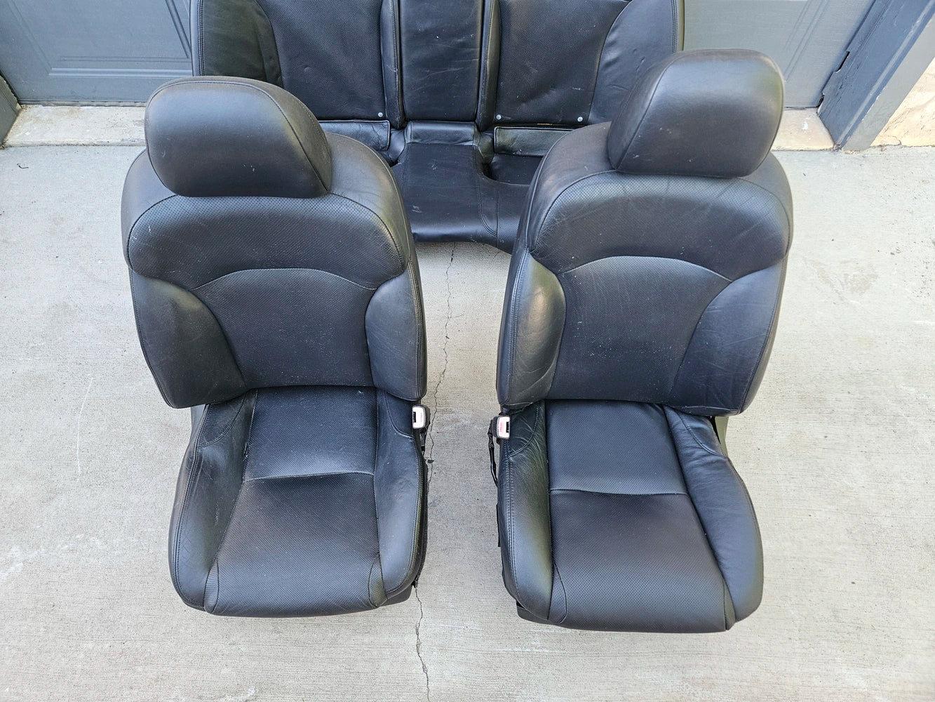 06-13 Lexus Is250 Is350 Front and Rear Seats Black Set Oem Used