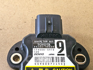 06-2013 Lexus Is250 Yaw Rate Sensor 89183-48020 Oem Used