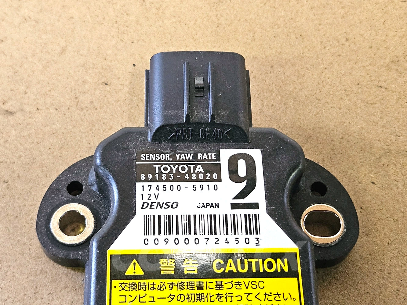 06-2013 Lexus Is250 Yaw Rate Sensor 89183-48020 Oem Used