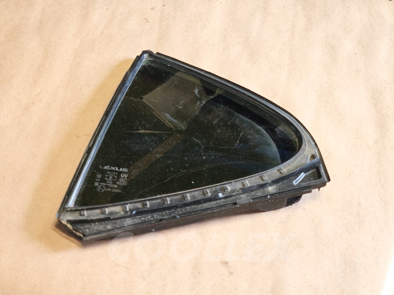 06-2013 Lexus  Is250 Rear Lh Door Quarter Glass 68124-53092 68189-53030 Oem Used