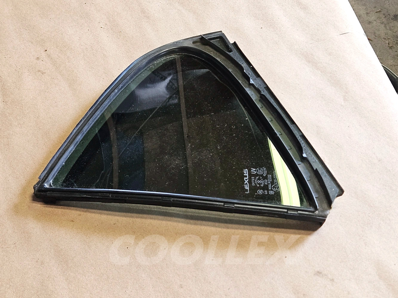 06-2013 Lexus  Is250 Rear Lh Door Quarter Glass 68124-53092 68189-53030 Oem Used