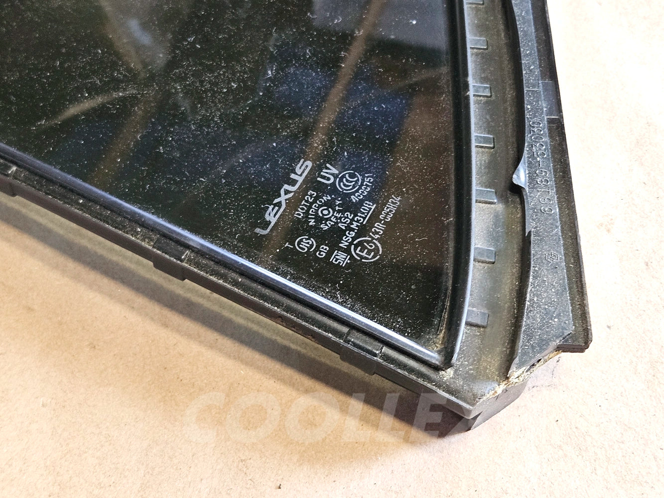 06-2013 Lexus  Is250 Rear Lh Door Quarter Glass 68124-53092 68189-53030 Oem Used