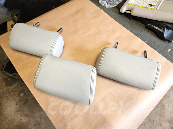 09-10 Lexus Is250 Rear Seat Headrest Set Gray 71960-53130, 71940-53160 Oem Used