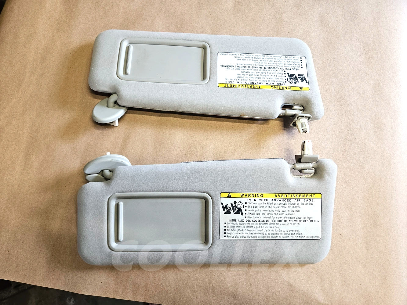 07-2013 Lexus Is250 Sun-Visor Set 74310-53151 Oem Used