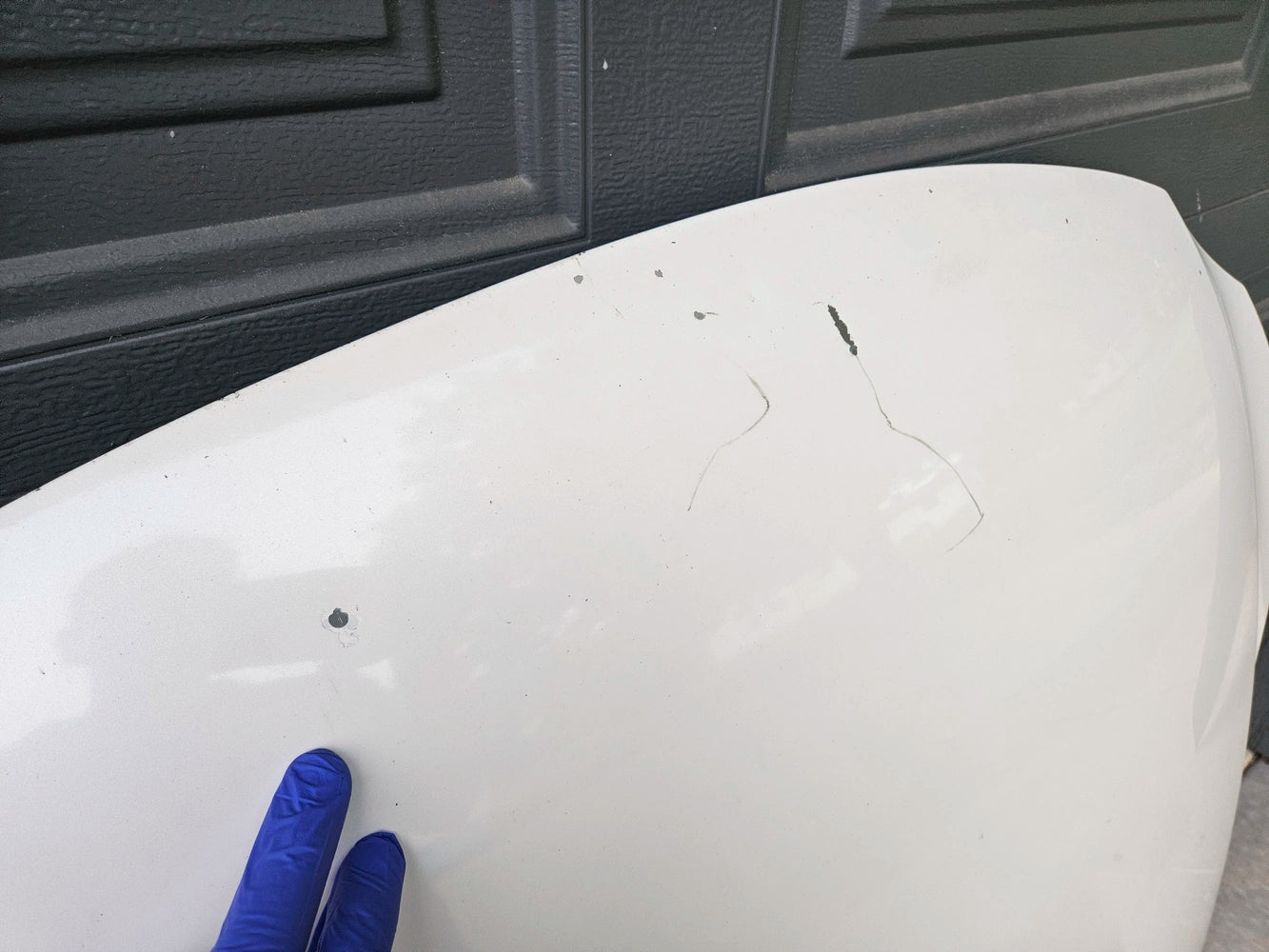 06-2013 Lexus Is250 Hood 53301-53050 CC:062 White Oem Used