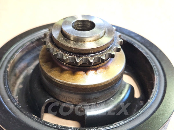 07-2016 Mini Cooper 1.6L Vibration Damper Crankshaft Pulley 11-23-7-638-551 Oem Used
