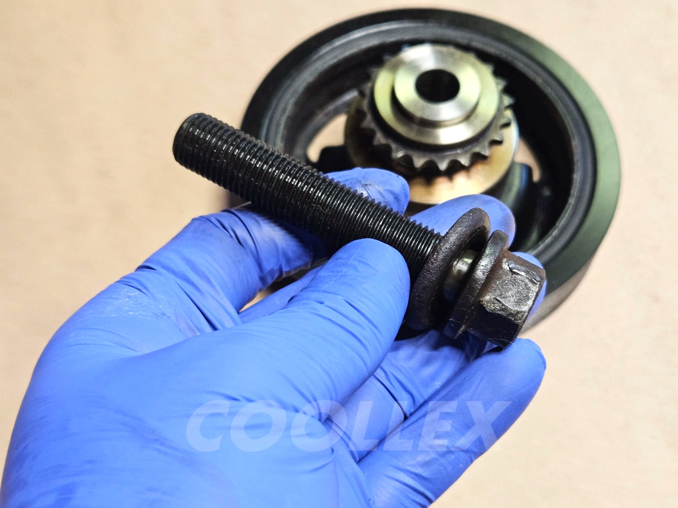 07-2016 Mini Cooper 1.6L Vibration Damper Crankshaft Pulley 11-23-7-638-551 Oem Used