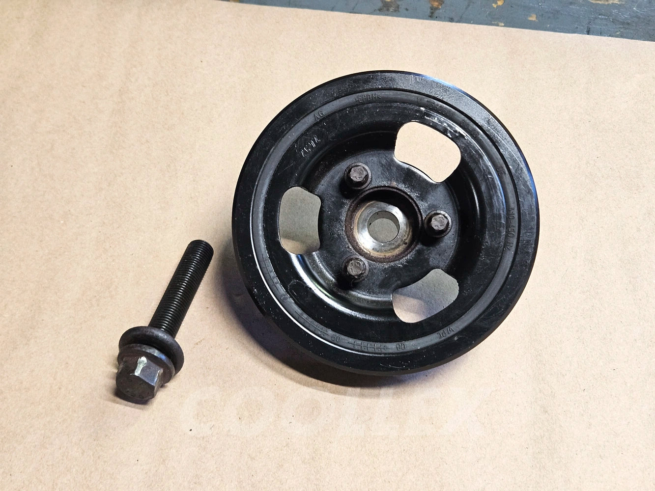 07-2016 Mini Cooper 1.6L Vibration Damper Crankshaft Pulley 11-23-7-638-551 Oem Used