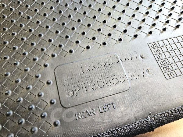 06-13 Lexus Is250 Is350 Rear Lh Carpet Mat PT208-53087 Oem Used