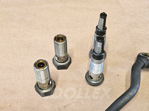 06-15 Lexus Is250 Oil Pipe, Check Valve Bolts w/Union Bolt 15772-31010, 15771-31010 Oem Used