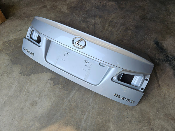 06-13 Lexus Is250 Rear Trunk Lid Silver cc:1G1 64401-53250 Oem Used