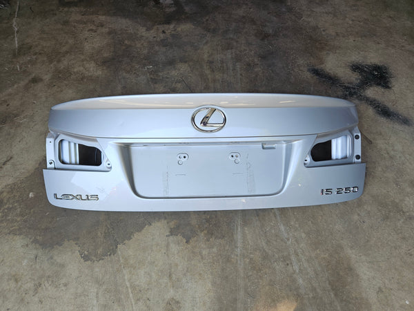 06-13 Lexus Is250 Rear Trunk Lid Silver cc:1G1 64401-53250 Oem Used